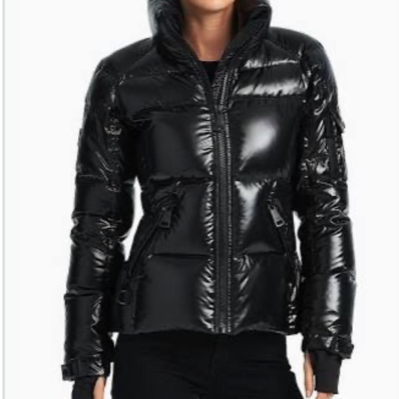 SAM Women's Freestyle Bomber/Puffer Jacket Jet Black Size Large - Picture 15 of 16